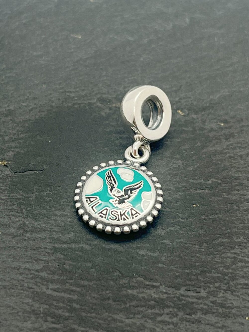 Pandora Alaska Eagle Dangle Charm Sterling Silver Jewelry